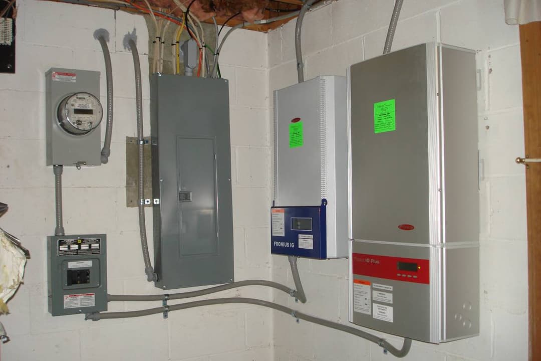 residential electrician finishing circuit breaker project in a pittsburgh pennsylvania home