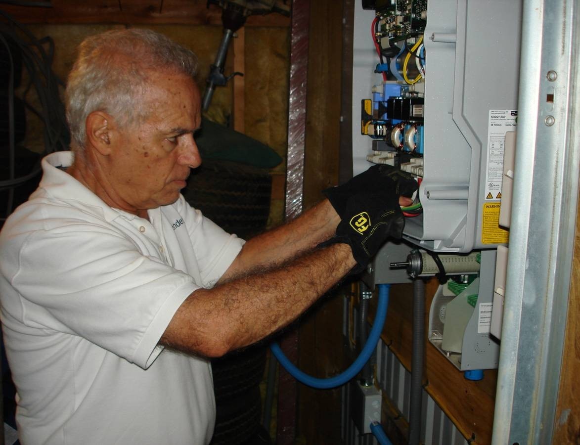 Residential electrical wiring and lighting installation in Pittsburgh PA home — licensed electrician on-site.